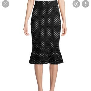 Full set Club Monaco Skirt with Free off the shoulder knit top